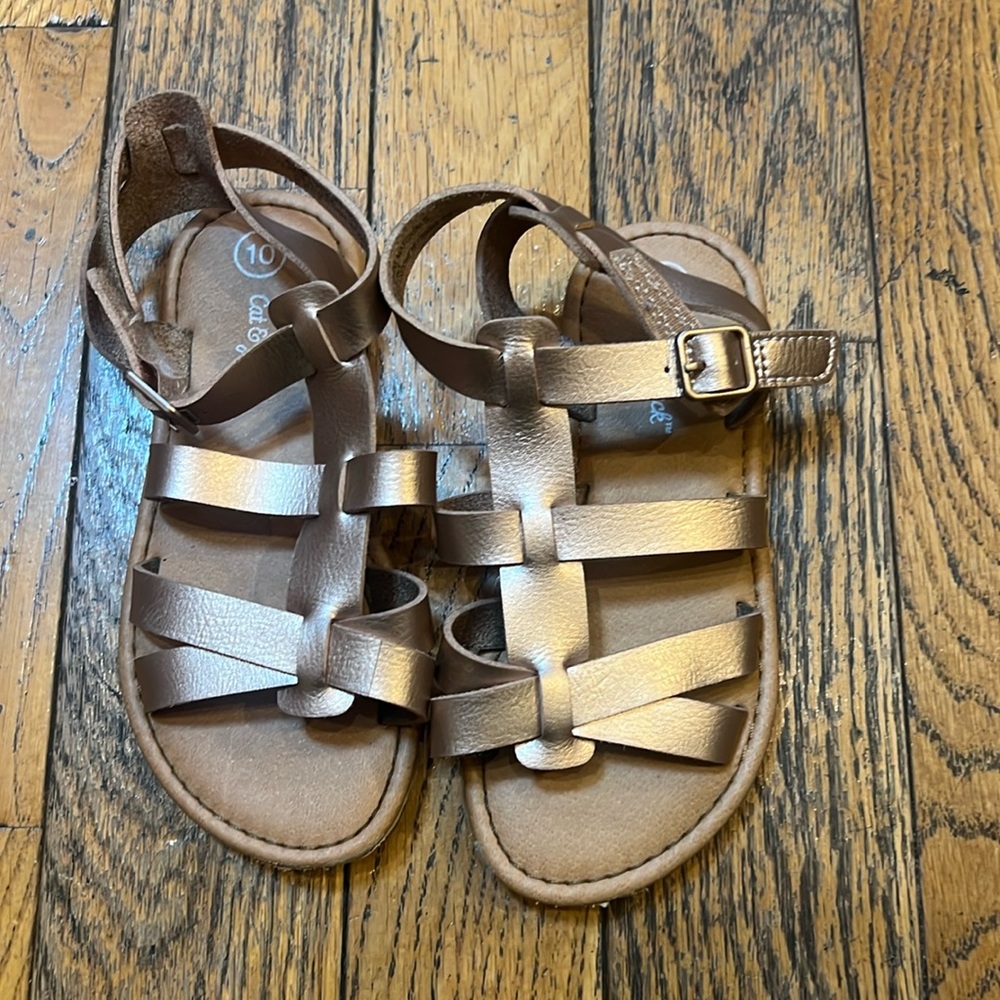 Cat & Jack girls sandals size 10